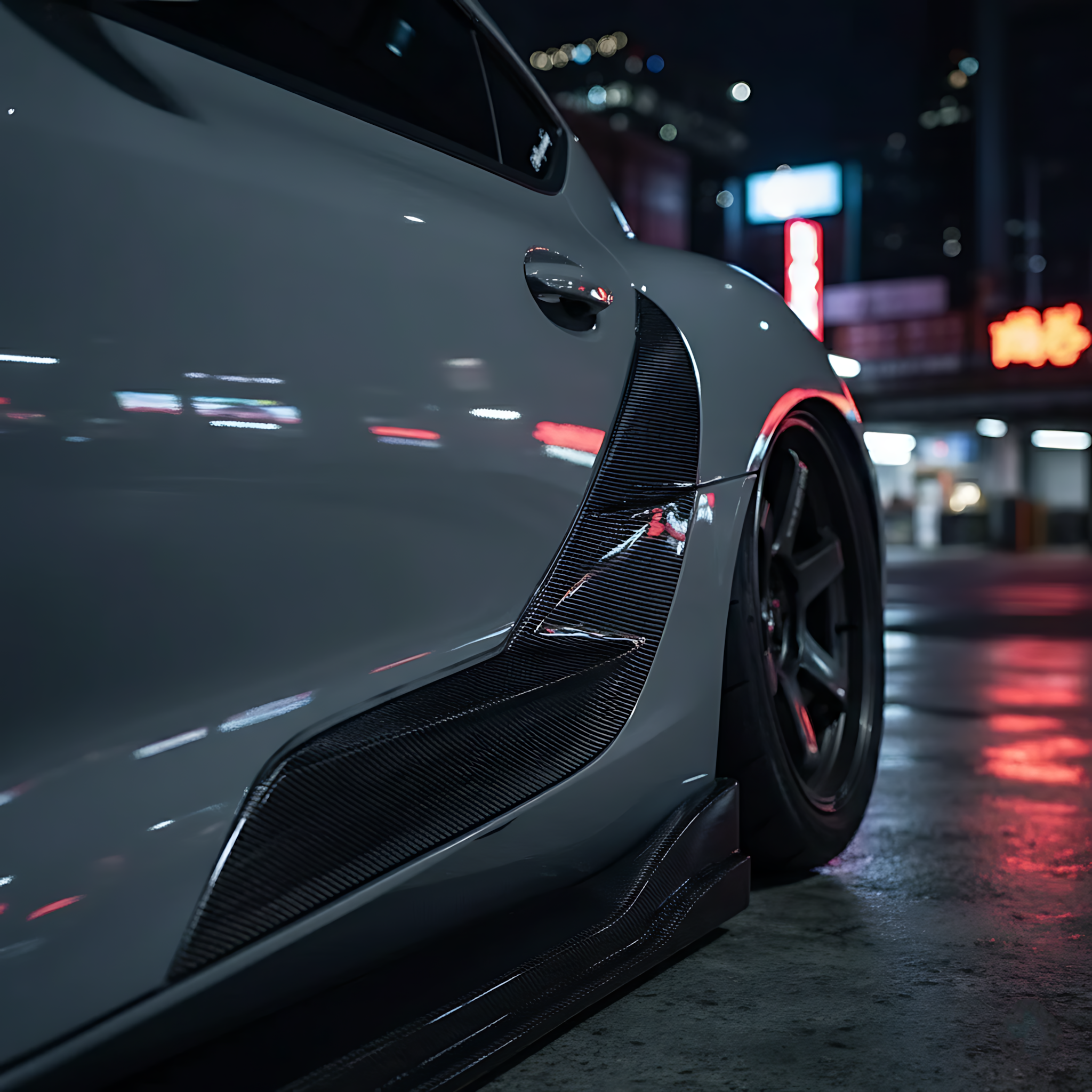 Toyota Supra A90 A91 MK5 Side Panel Door Trim — Carbon Fiber / Forged Carbon / FRP