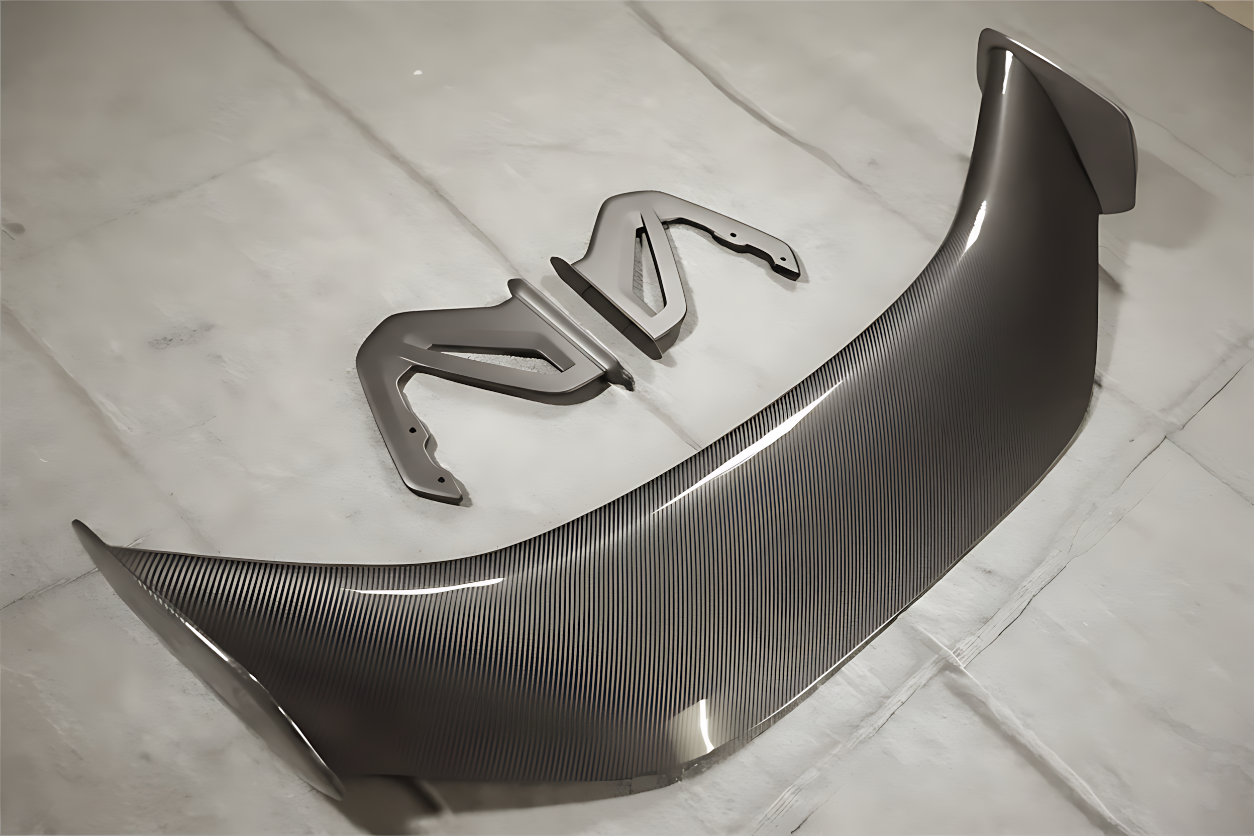 Porsche 718 (982) Cayman/Boxster GT4 RS-Style Carbon Fiber Wing Spoiler For Porsche Cayman Boxster 718 (982)