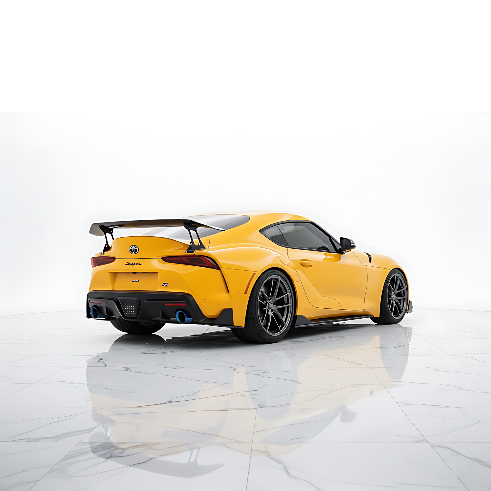 Toyota Supra GR A90 A91 MK5 2019+ Rear Trunk Spoiler — Carbon Fiber / Forged Carbon / FRP Tail Wing