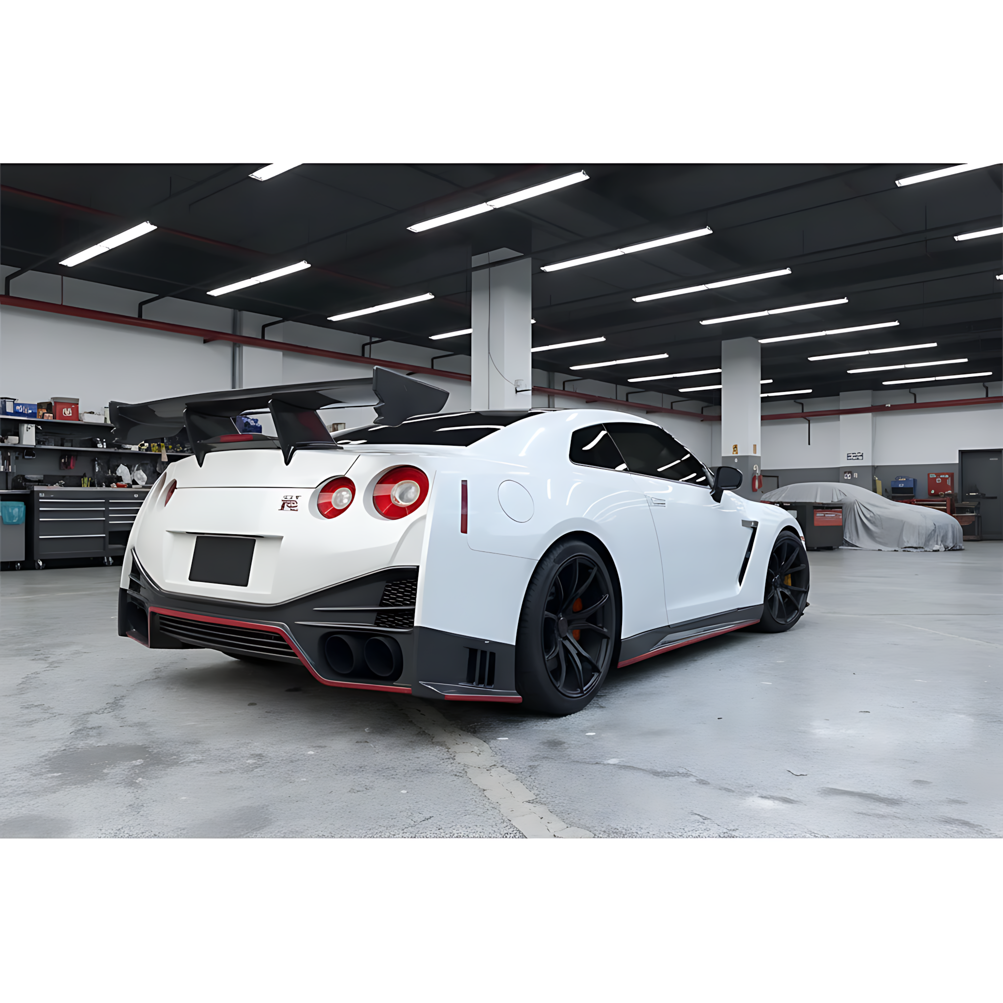 Nissan GT-R R35 Carbon Fiber Rear Trunk Spoiler Wing Body Kit (2009-2020)
