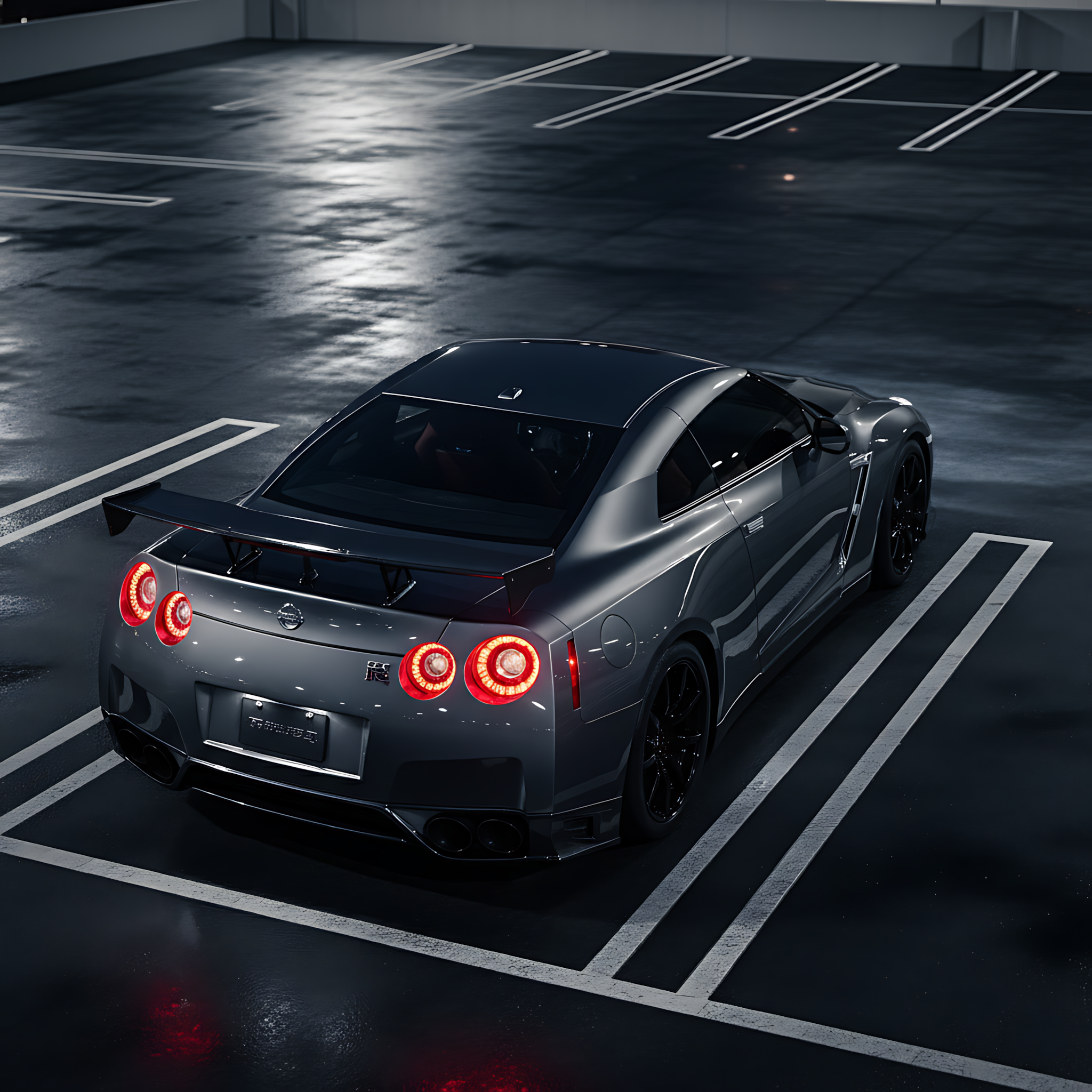 Nissan R35 GT-R LBWK Style Carbon Fiber Wing Spoiler Forged 2008-2022