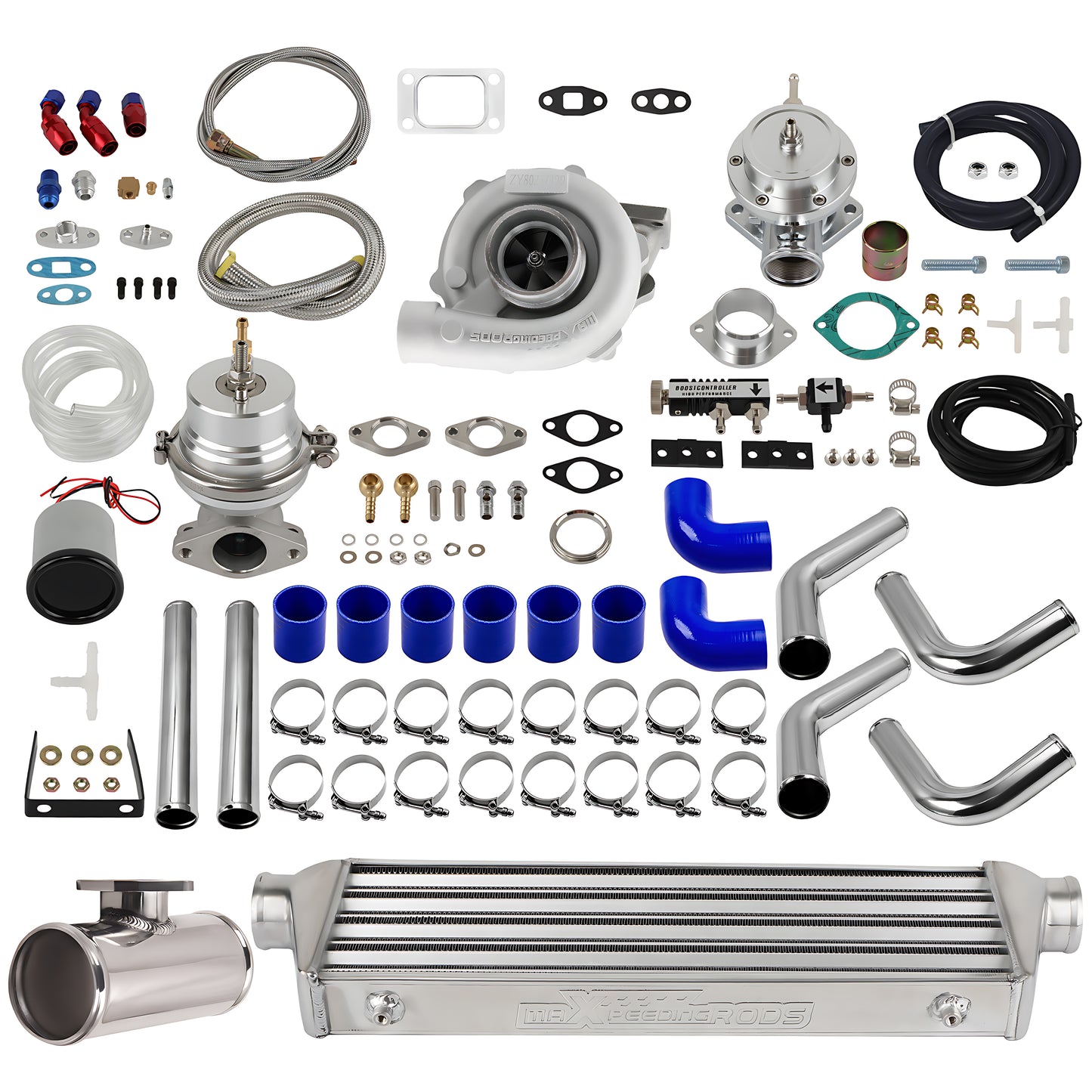 Complete T3 T4 T04E Custom Turbocharger Kit 1.5-3.0 Engines (Stage 3)