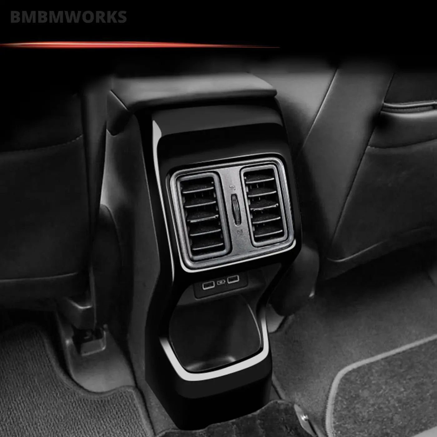 Ac Vent Outlet Frame Anti-Kick Panel Cover Trim Honda Vezel Hr-V Hrv