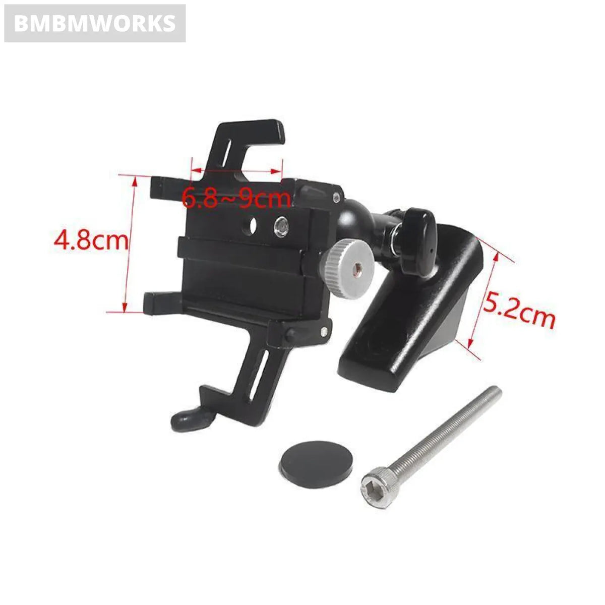 Adjustable Anti-Shake Mobile Phone Holder Jeep Wrangler Jl Gladiator Jt 2018+