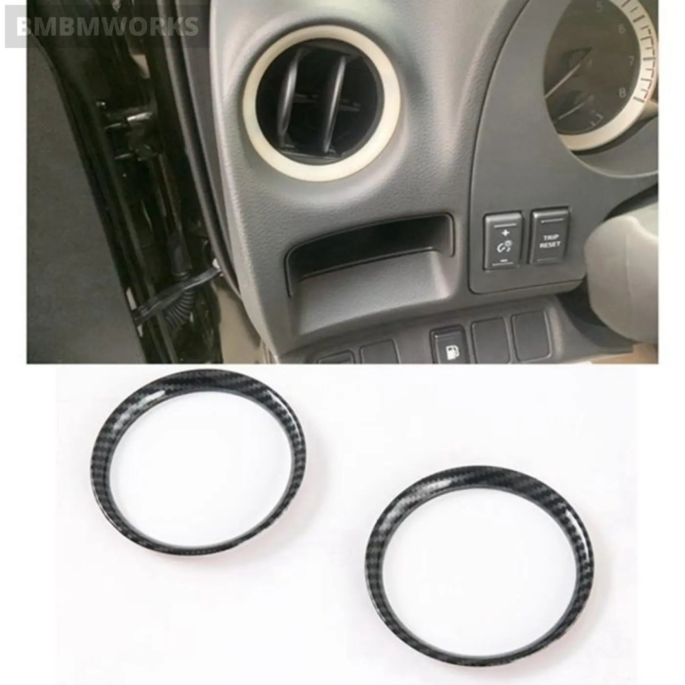 Air Conditioner Ac Outlet Vent Frame Cover Trim For Navara Np300 2015-2020