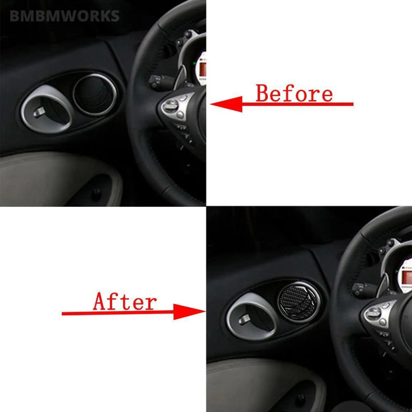 Air Conditioner Vent Exhaust Sticker Cover For Nissan 350 370Z Z34 2009-2020