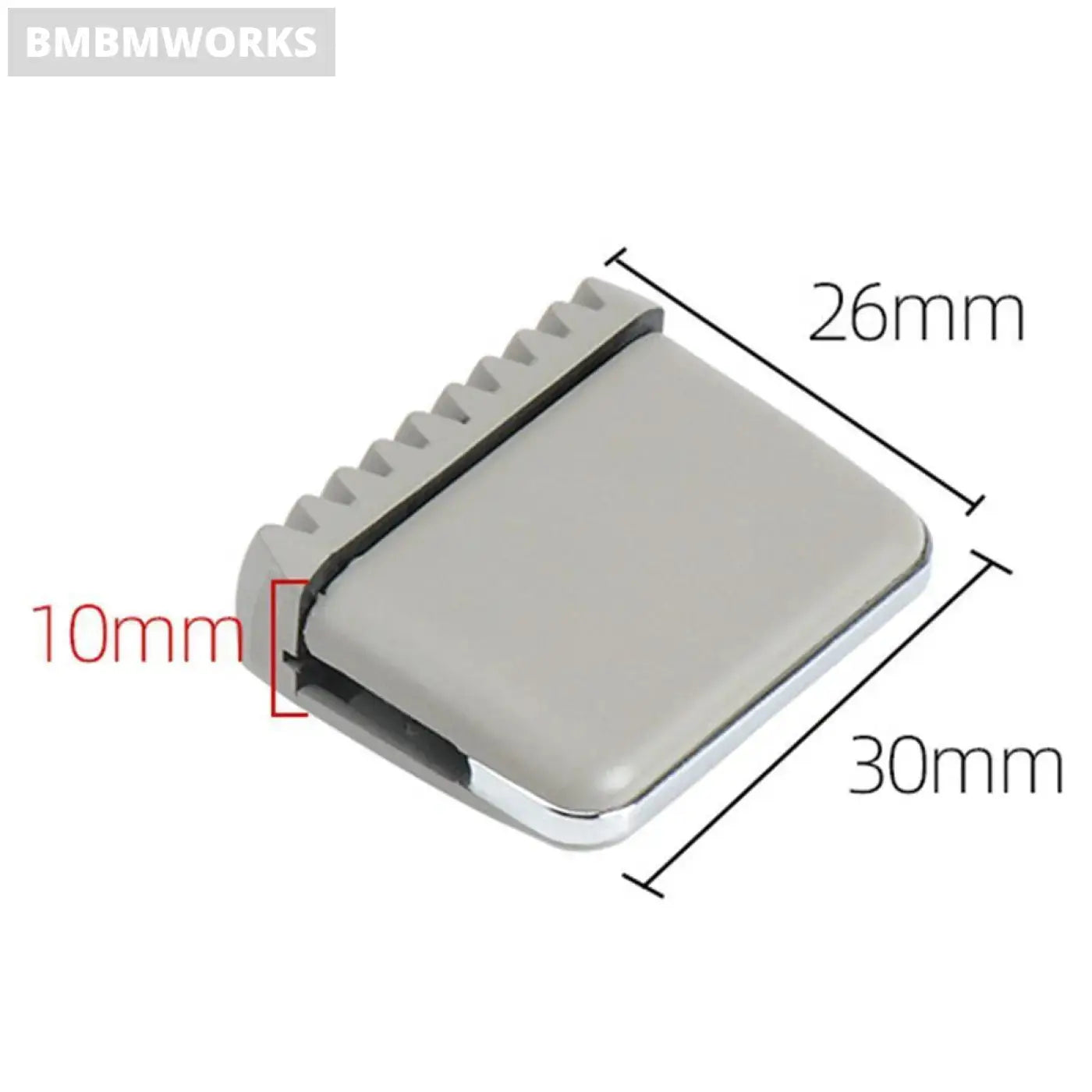 Air Vent Grey Tab Clip Outdoor Car Decoration Left/Right Ac For Mercedes Benz