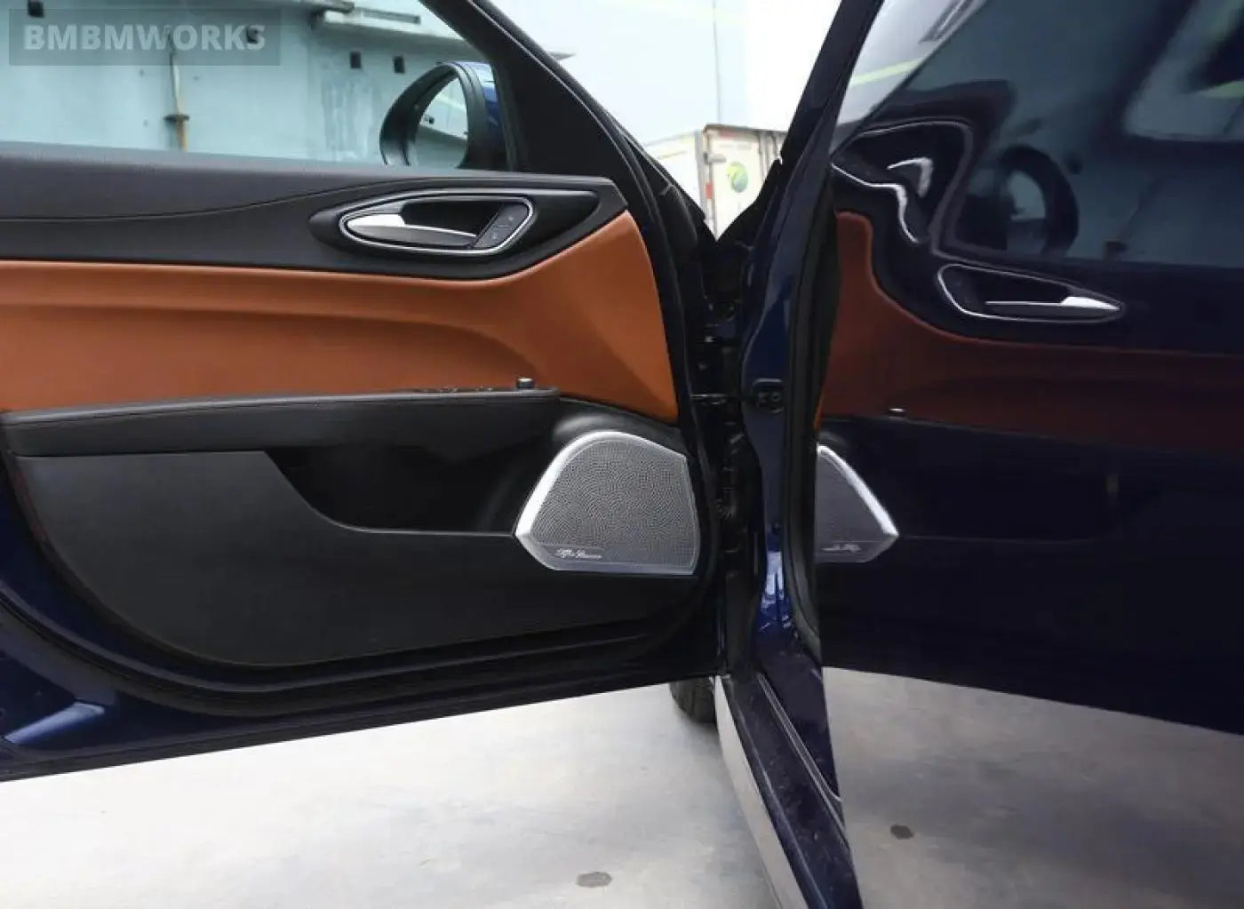 Alloy Door Speaker Cover Trim Alfa Romeo Giulia 2017