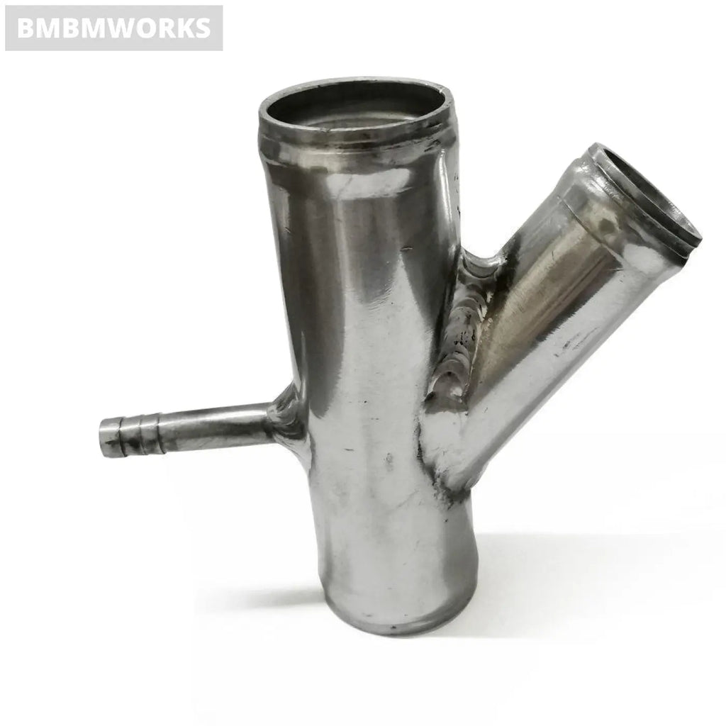 Aluminium Coolant Y Hose Pipe Flange Housing Vw Golf Jetta Passat Audi A3 Tt
