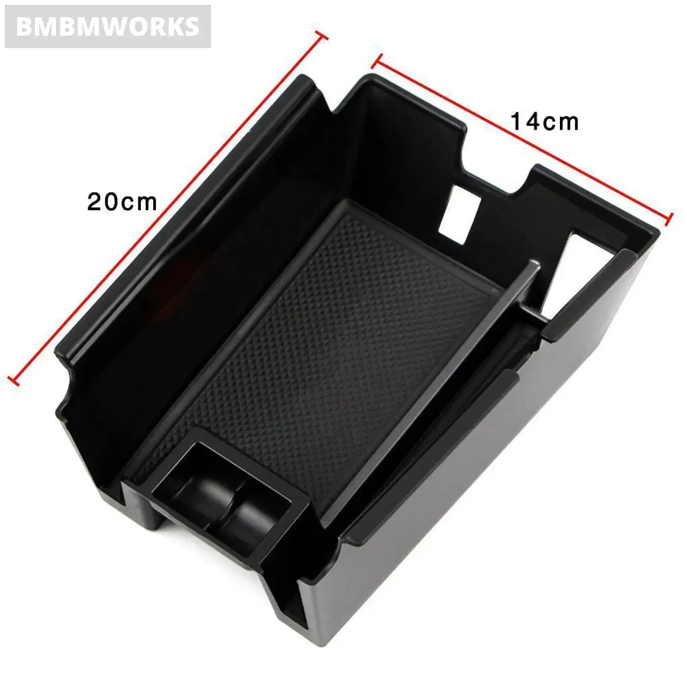 Armrest Storage Box Interior Center Console Organizer Ford Mustang 2018-2019