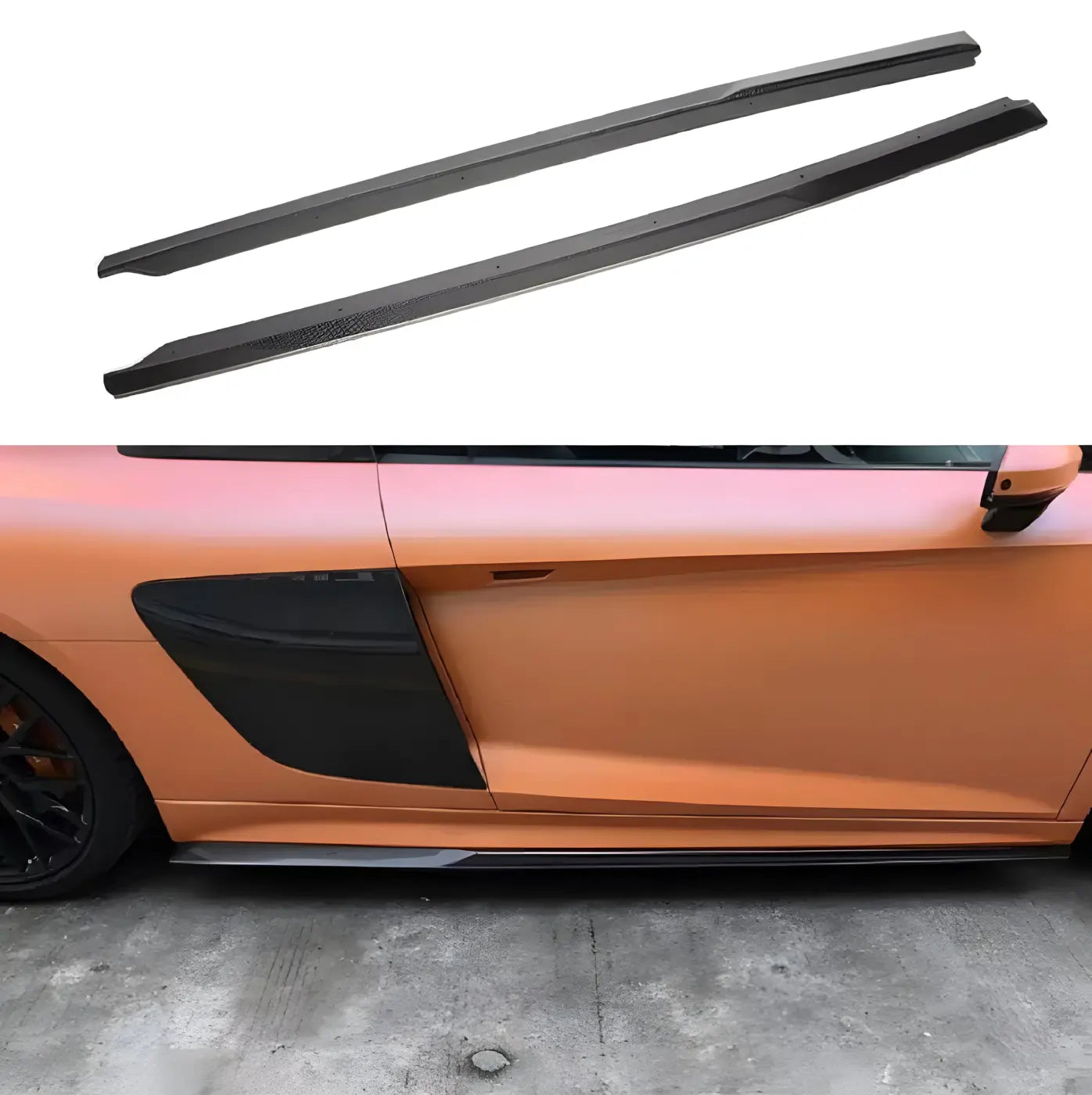 Audi R8 Blade Door Aprons & Carbon Fiber Side Skirts Bumper Kit (2016-2018) Body Kits & Performance 2