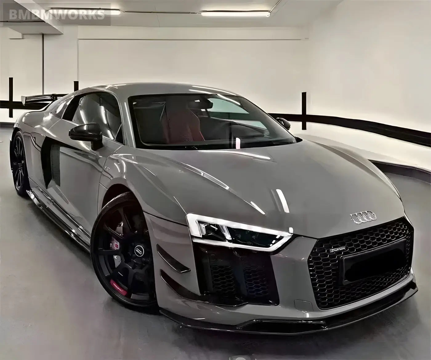 Audi R8 Carbon Fiber Body Kit (Front Lip Side Skirts Rear Diffuser) 2017-2024 Body Kits & Performance 4