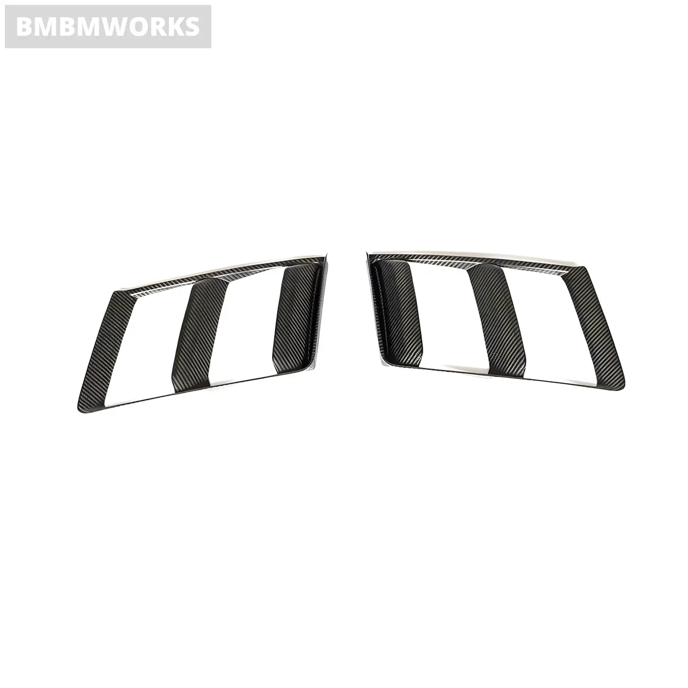 Audi R8 Carbon Fiber Fog Light Grille Trim (2016-2018) Body Kits & Performance 4