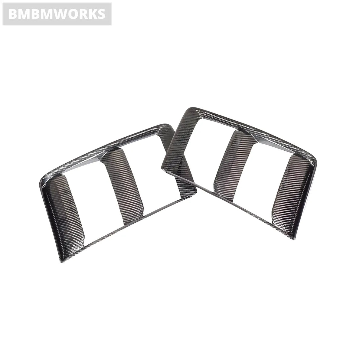 Audi R8 Carbon Fiber Fog Light Grille Trim (2016-2018) Body Kits & Performance 4