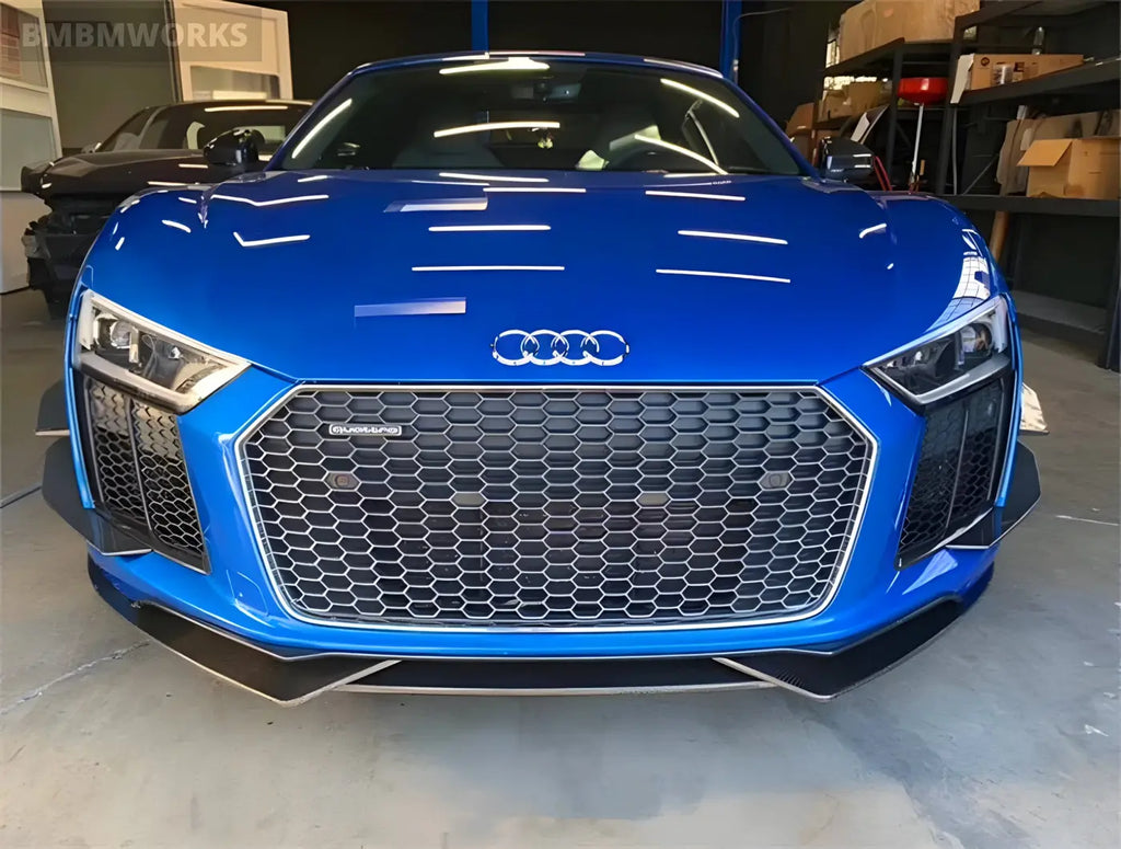 Audi R8 + Carbon Fiber Front Lip (2017-2019) Body Kits & Performance 4