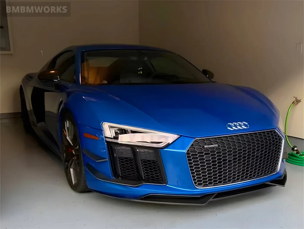 Audi R8 + Carbon Fiber Front Lip (2017-2019) Body Kits & Performance 4