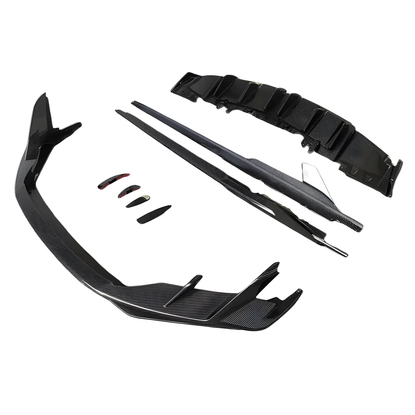 Audi R8 Carbon Fiber Front Lip Mouth Spoiler Body Kit (2017-2024) Body Kits & Performance 4