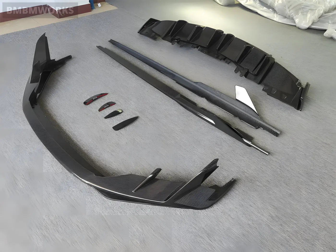 Audi R8 Carbon Fiber Front Lip Mouth Spoiler Body Kit (2017-2024) Body Kits & Performance 4