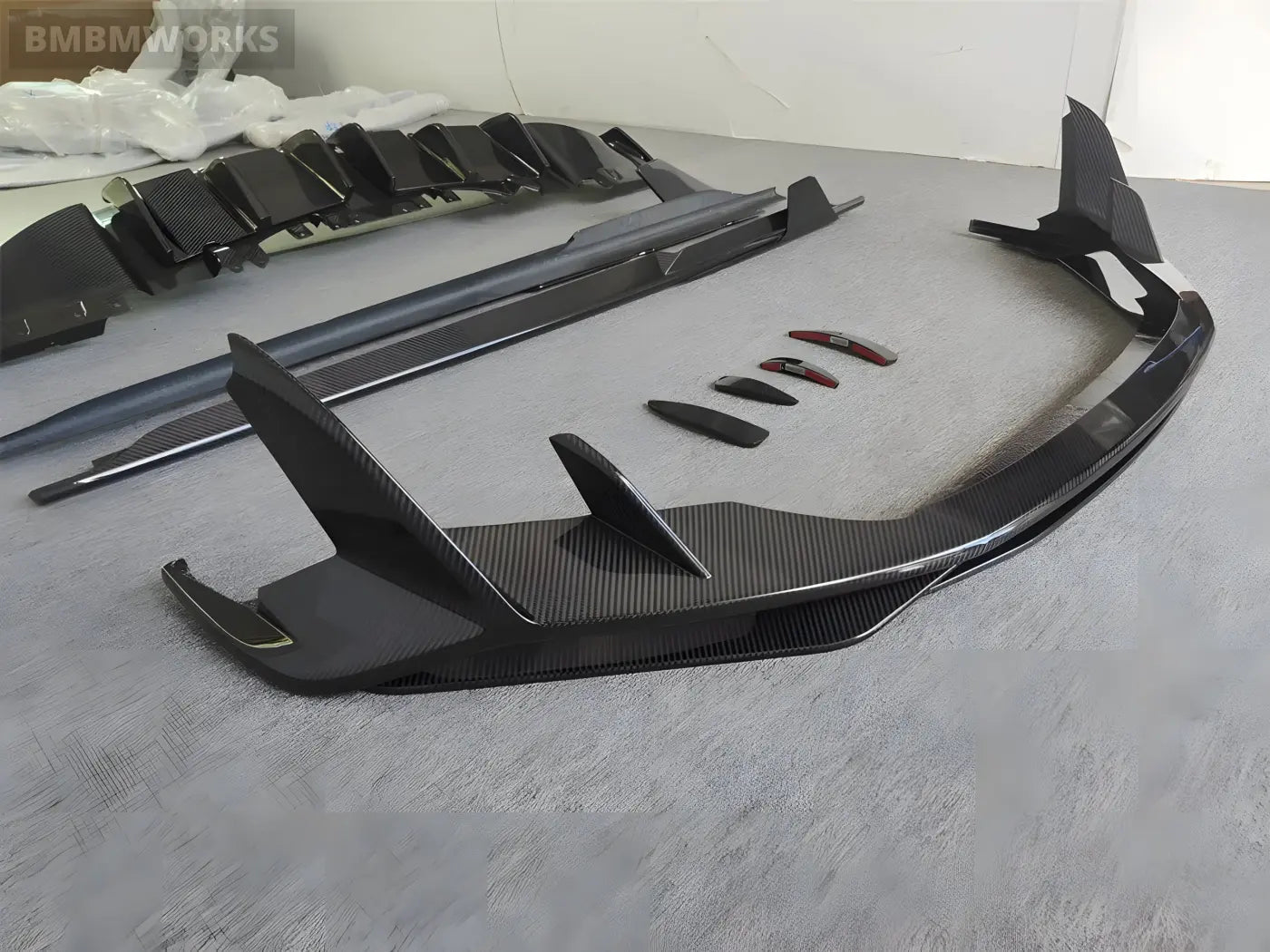 Audi R8 Carbon Fiber Front Lip Mouth Spoiler Body Kit (2017-2024) Body Kits & Performance 4