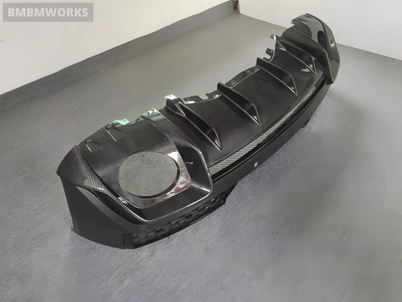 Audi R8 Carbon Fiber Rear Bumper Assembly Body Kit (2016-2021) Body Kits & Performance 4