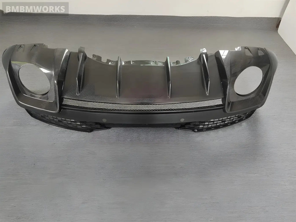 Audi R8 Carbon Fiber Rear Bumper Assembly Body Kit (2016-2021) Body Kits & Performance 4