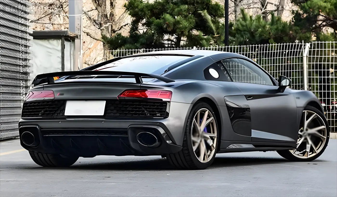 Audi R8 Carbon Fiber Rear Bumper Grille Side Body Kit (2017-2024) Body Kits & Performance 4