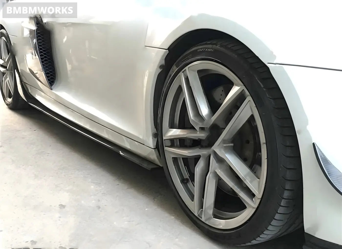 Audi R8 Carbon Fiber Side Shovel Skirt Body Kit Body Kits & Performance 2