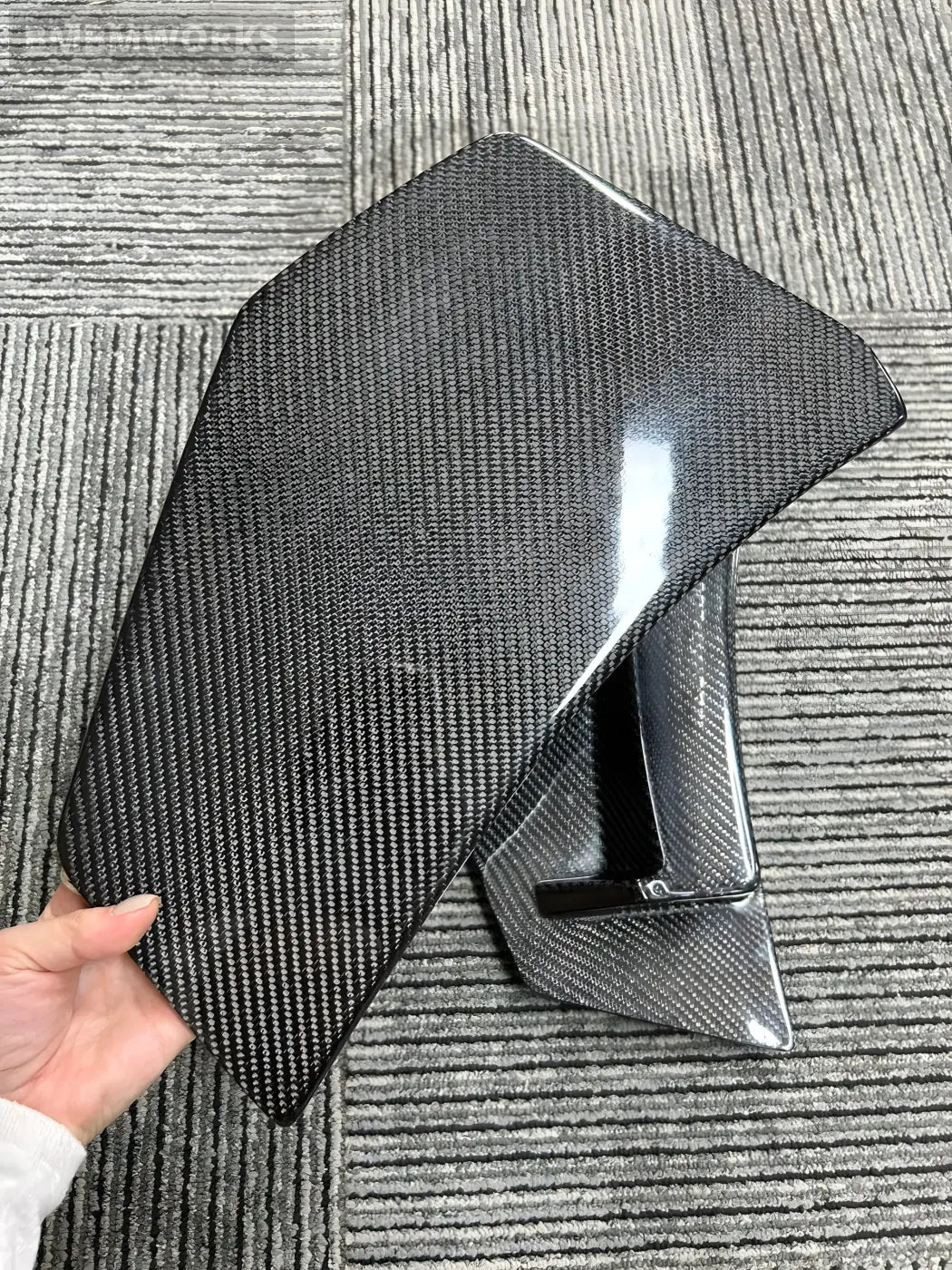 Audi R8 Coupe/Convertible Carbon Fiber Rear Side Bumper Splitter Cover Trims (2016-2018) Body Kits & Performance 4