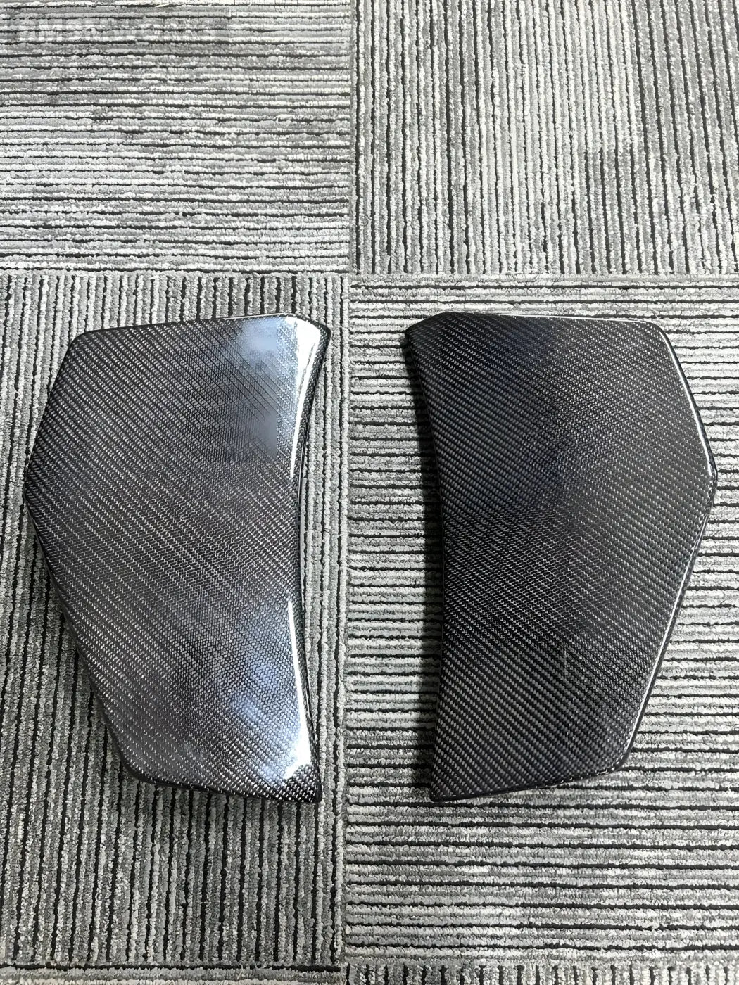 Audi R8 Coupe/Convertible Carbon Fiber Rear Side Bumper Splitter Cover Trims (2016-2018) Body Kits & Performance 4