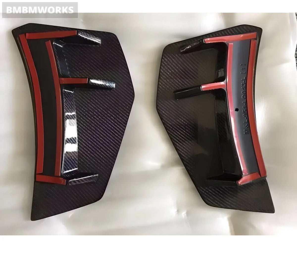 Audi R8 Coupe/Convertible Carbon Fiber Rear Side Bumper Splitter Cover Trims (2016-2018) Body Kits & Performance 4