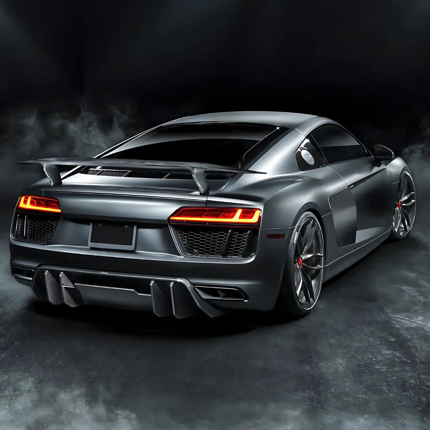 Audi R8 Forged Carbon Fiber Rear Spoiler / Wing Body Kits & Performance 3