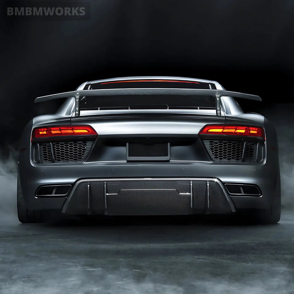 Audi R8 Forged Carbon Fiber Rear Spoiler / Wing Body Kits & Performance 3