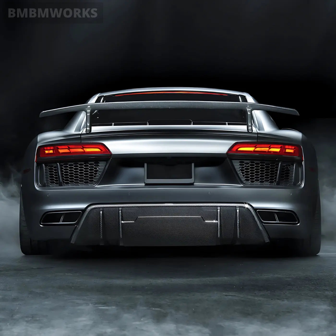 Audi R8 Forged Carbon Fiber Rear Spoiler / Wing Body Kits & Performance 3