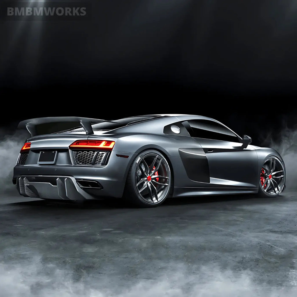 Audi R8 Forged Carbon Fiber Rear Spoiler / Wing Body Kits & Performance 3