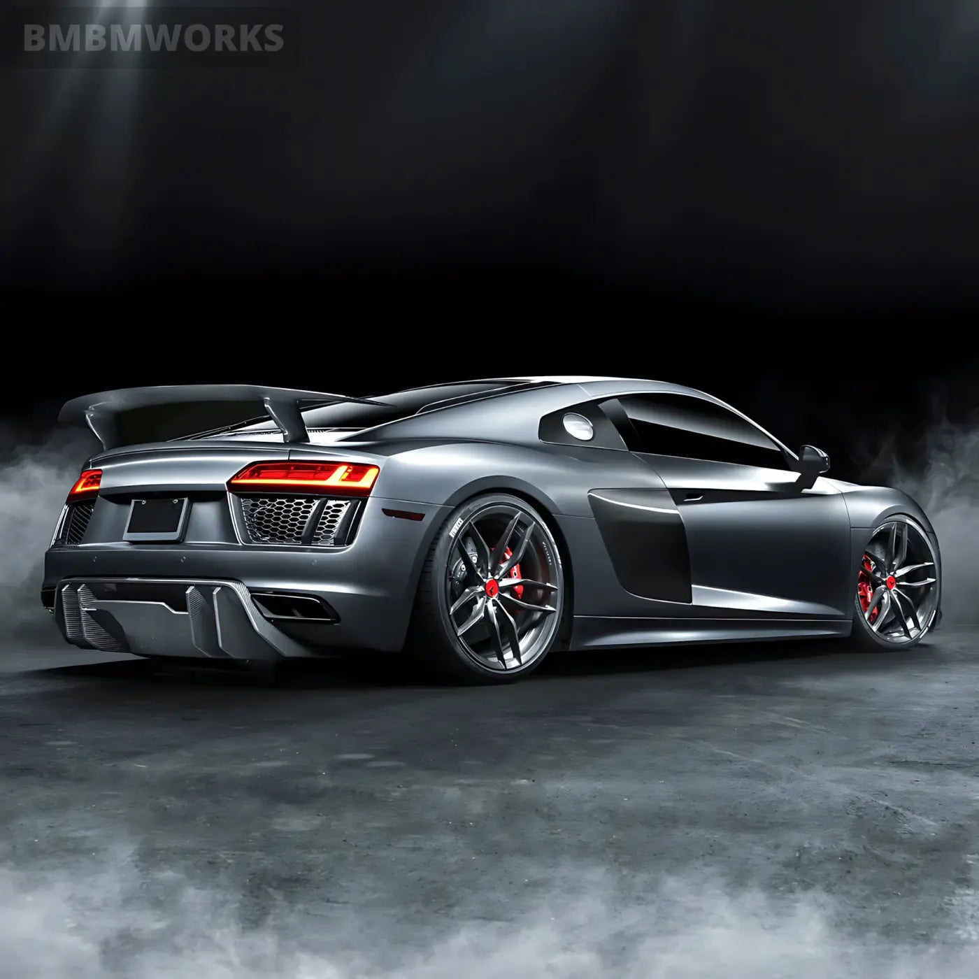 Audi R8 Forged Carbon Fiber Rear Spoiler / Wing Body Kits & Performance 3