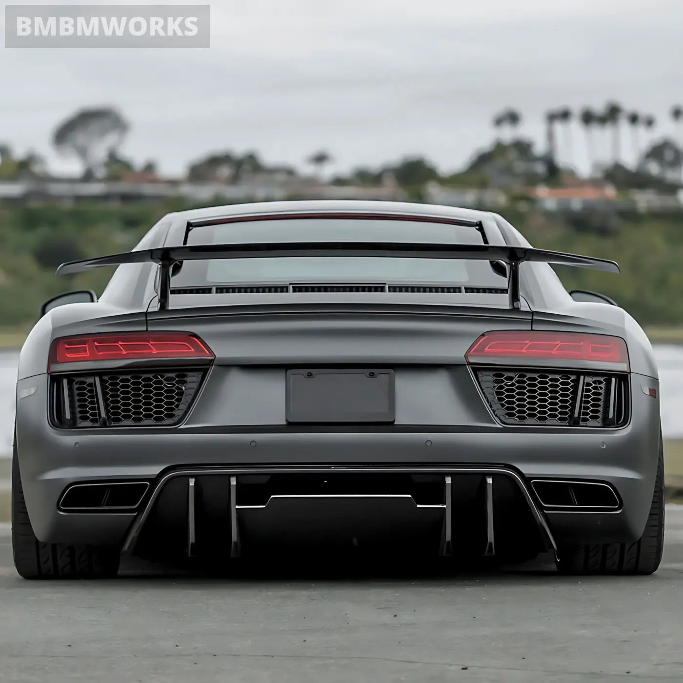 Audi R8 Forged Carbon Fiber Rear Spoiler / Wing Body Kits & Performance 3