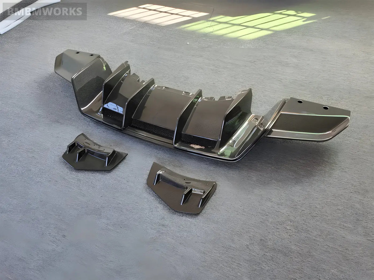 Audi R8 P-Type Carbon Fiber Rear Diffuser & Rear Lip Body Kit (2016-2018) Body Kits & Performance 2