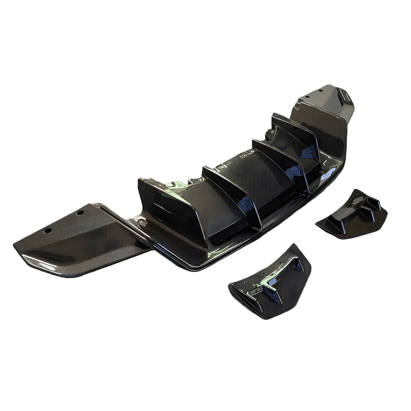 Audi R8 P-Type Carbon Fiber Rear Diffuser & Rear Lip Body Kit (2016-2018) Body Kits & Performance 2