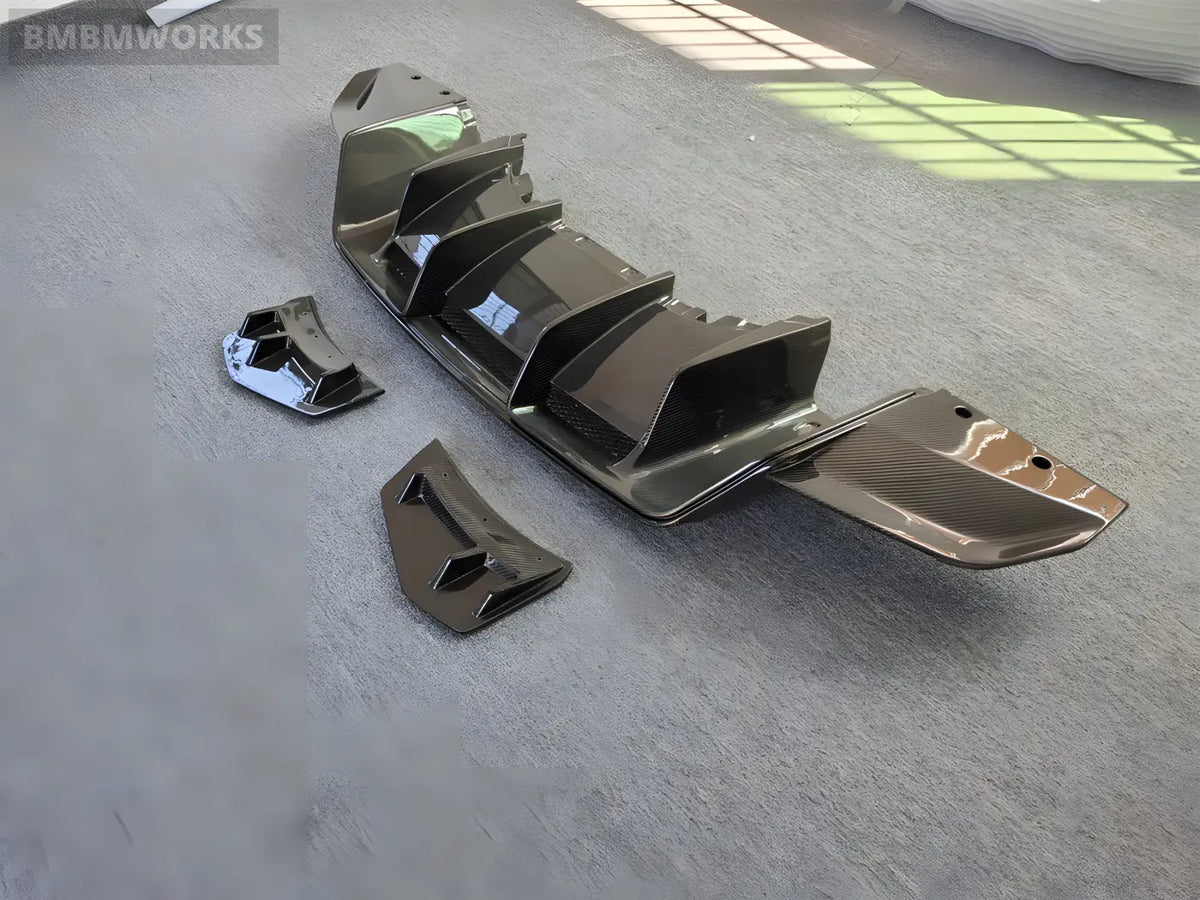 Audi R8 P-Type Carbon Fiber Rear Diffuser & Rear Lip Body Kit (2016-2018) Body Kits & Performance 2