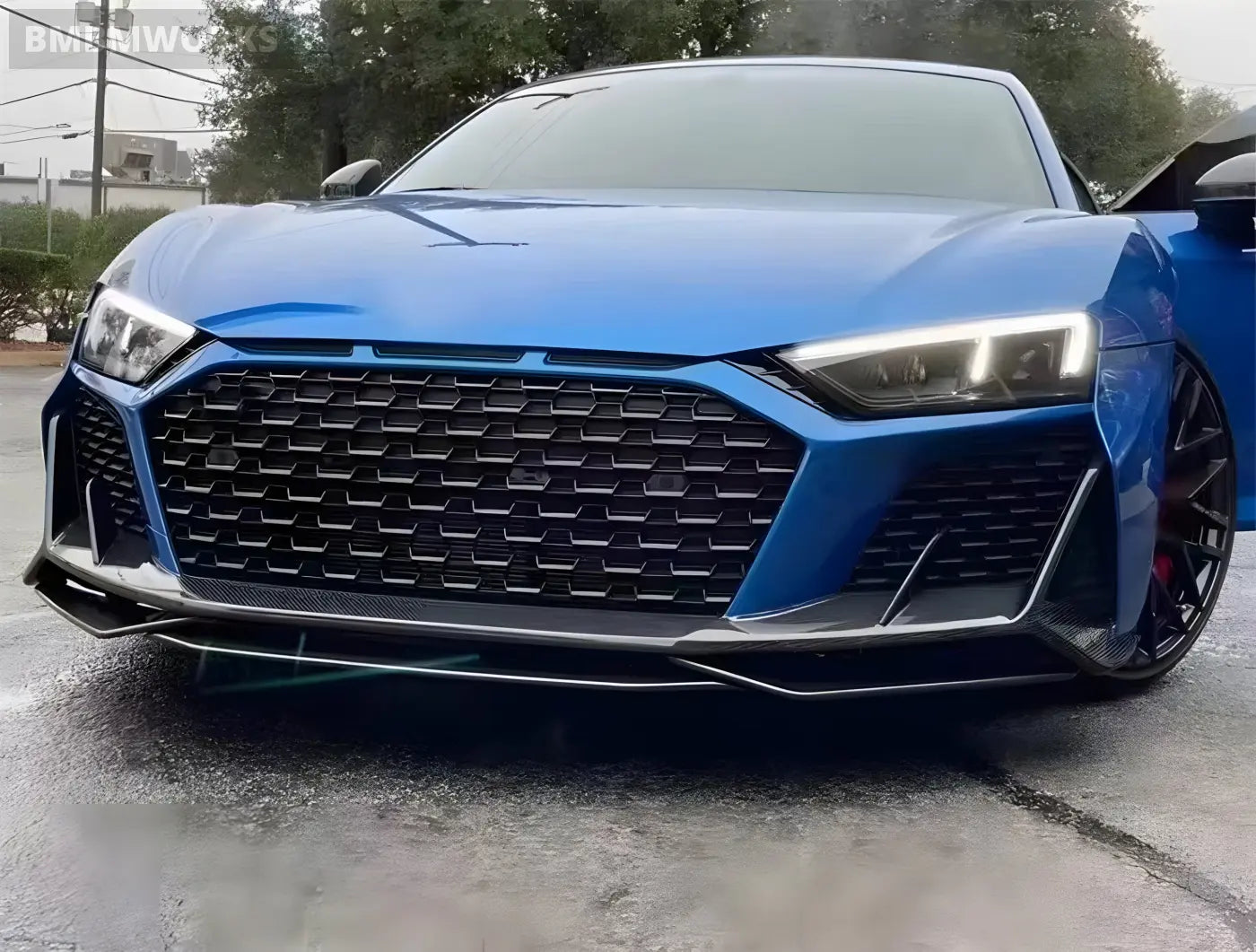 Audi R8 V10 Coupe Carbon Fiber Front Bumper Lip Body Kit (2017-2024) Body Kits & Performance 4