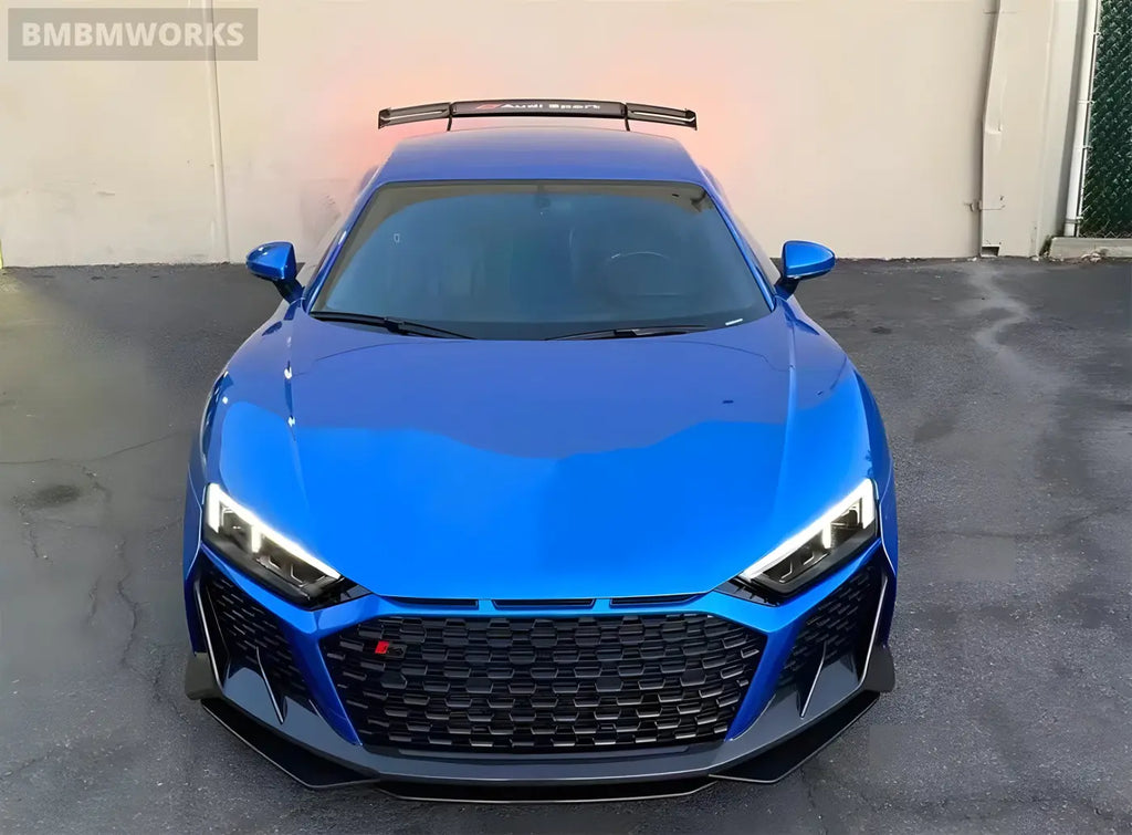 Audi R8 V10 Coupe Carbon Fiber Front Bumper Lip Body Kit (2017-2024) Body Kits & Performance 4