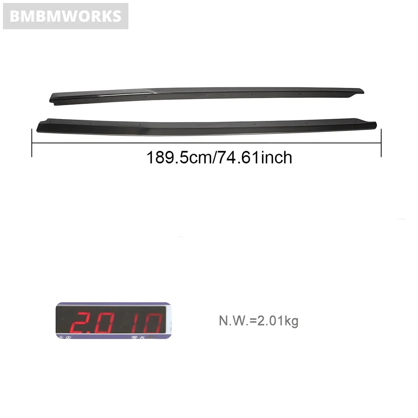 Audi R8 V10 Coupe Carbon Fiber Side Skirts Lip Extensions Body Kit (2016-2018) Body Kits & Performance 4