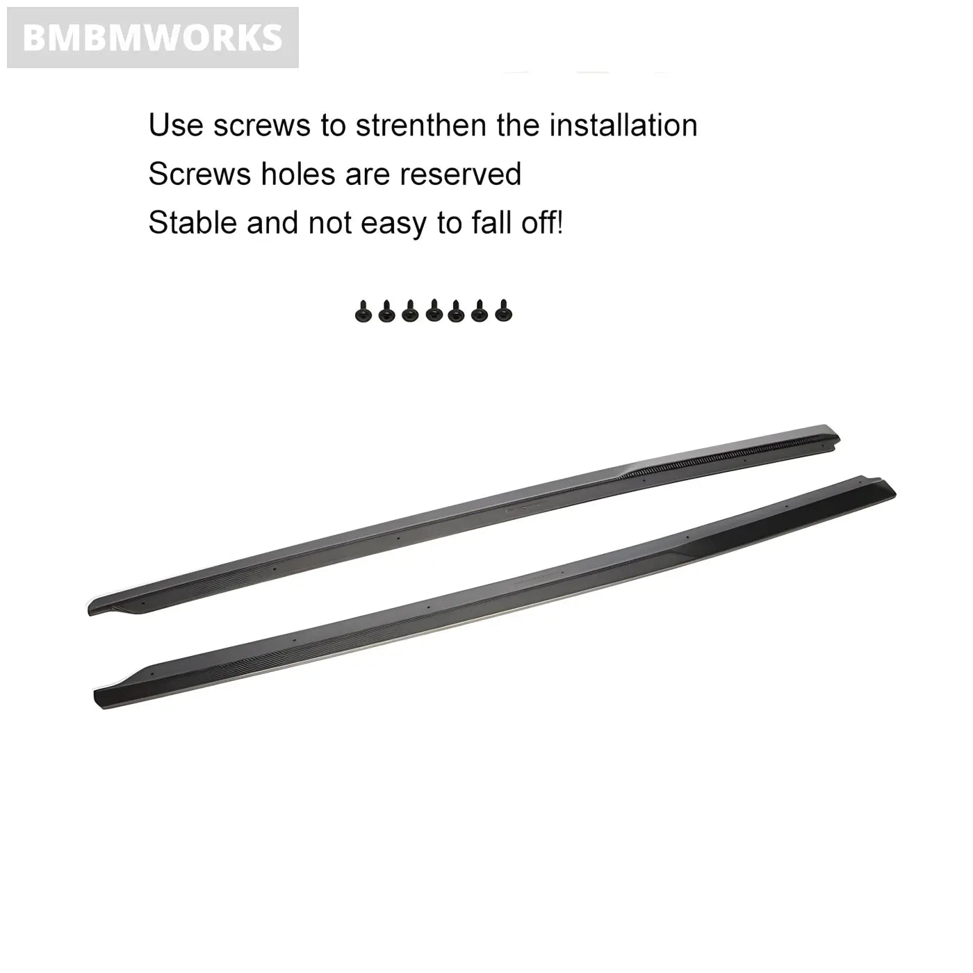 Audi R8 V10 Coupe Carbon Fiber Side Skirts Lip Extensions Body Kit (2016-2018) Body Kits & Performance 4