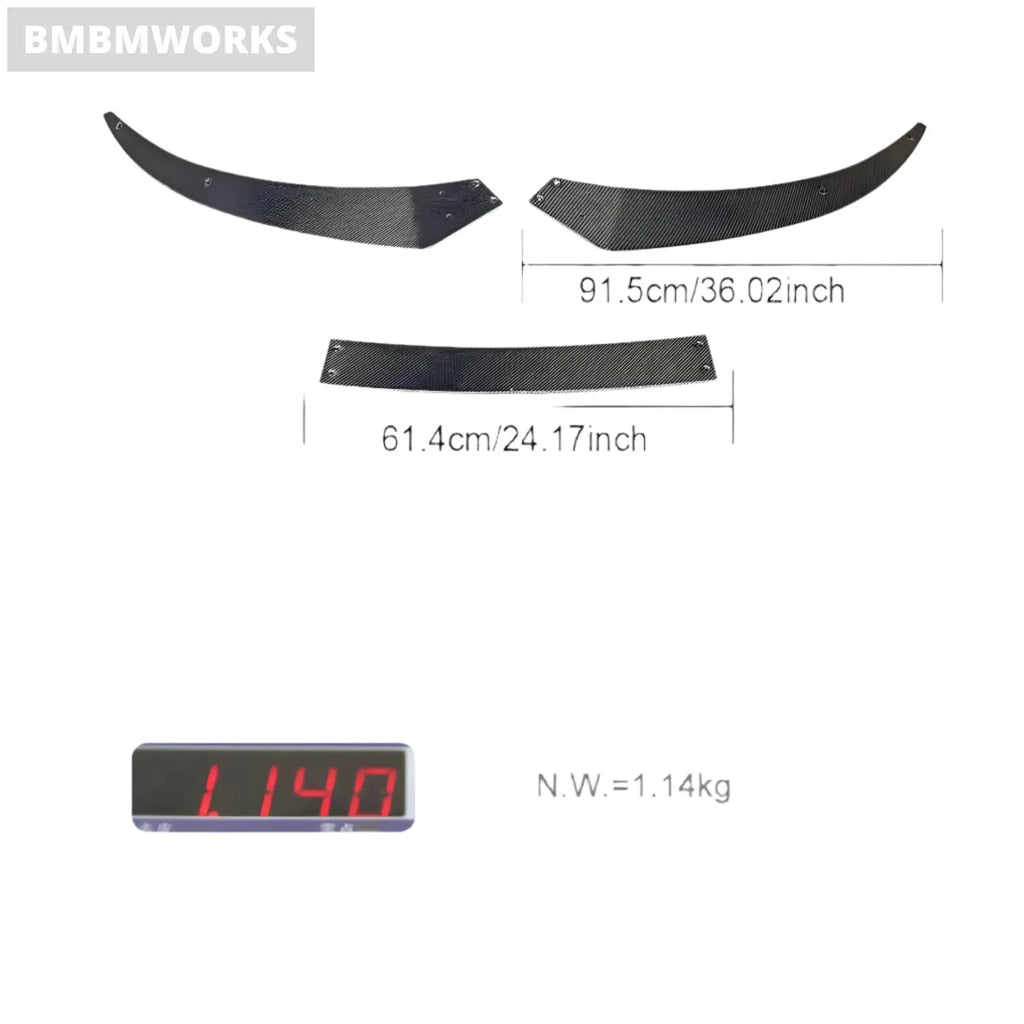 Audi R8 V10 Gen 2 Carbon Fiber Front Bumper Lip (2016-2018) Body Kits & Performance 4