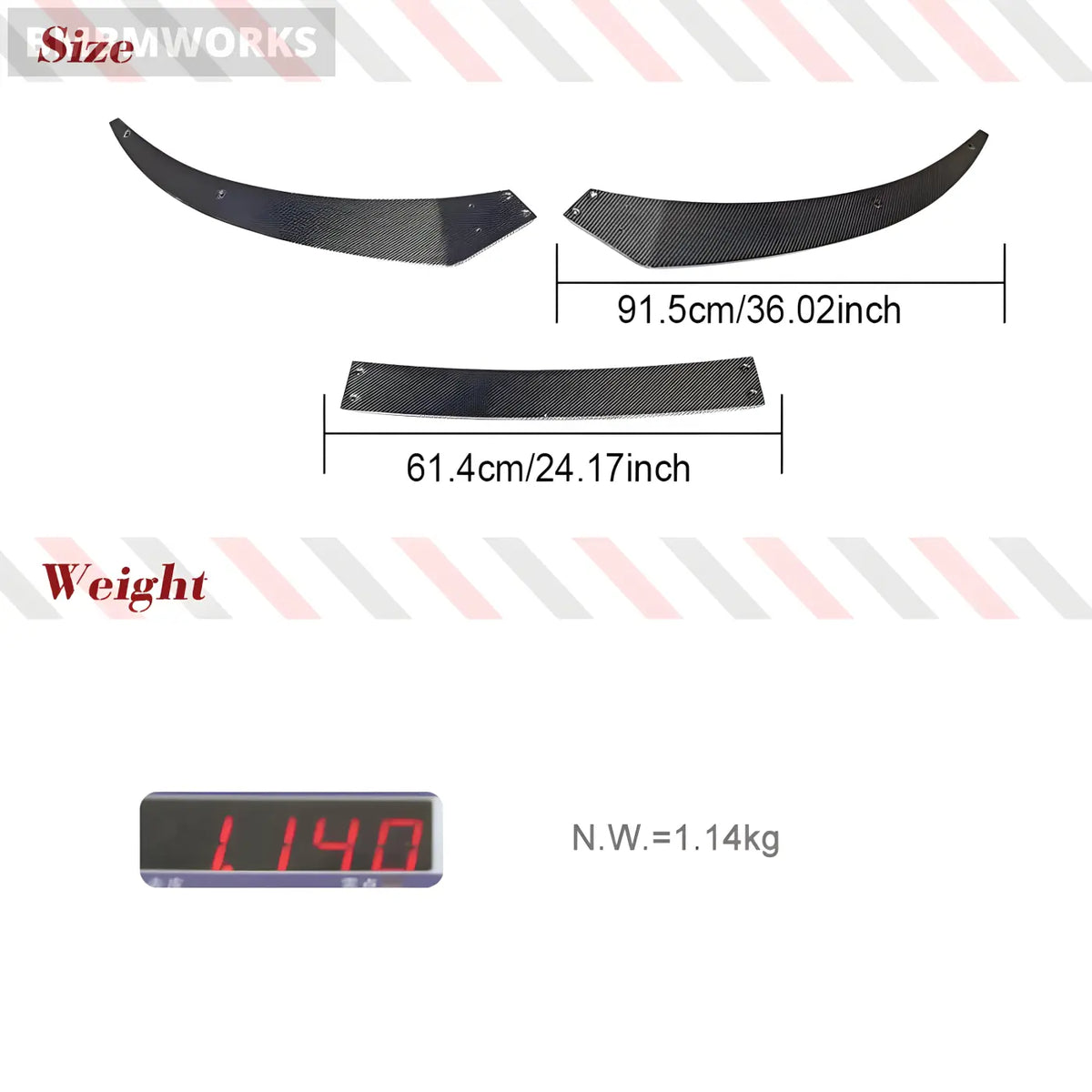 Audi R8 V10 Gen 2 Carbon Fiber Front Bumper Lip (2016-2018) Body Kits & Performance 2
