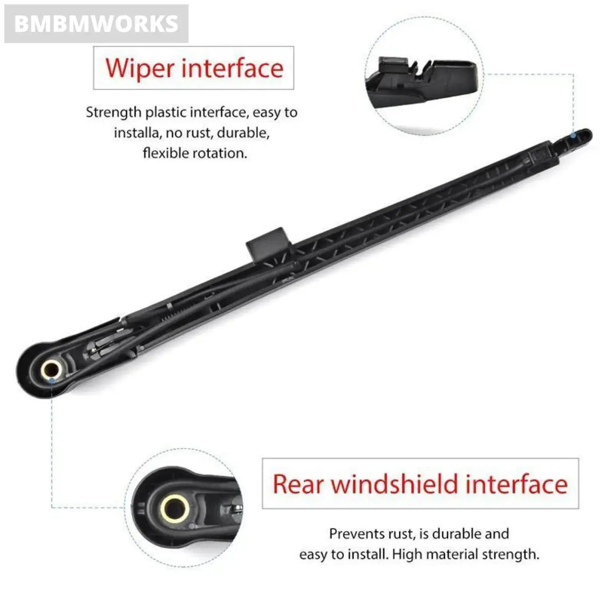 Back Windshield Wiper Arm Blade Set Cadillac Escalade Gmc Yukon Chevy Tahoe