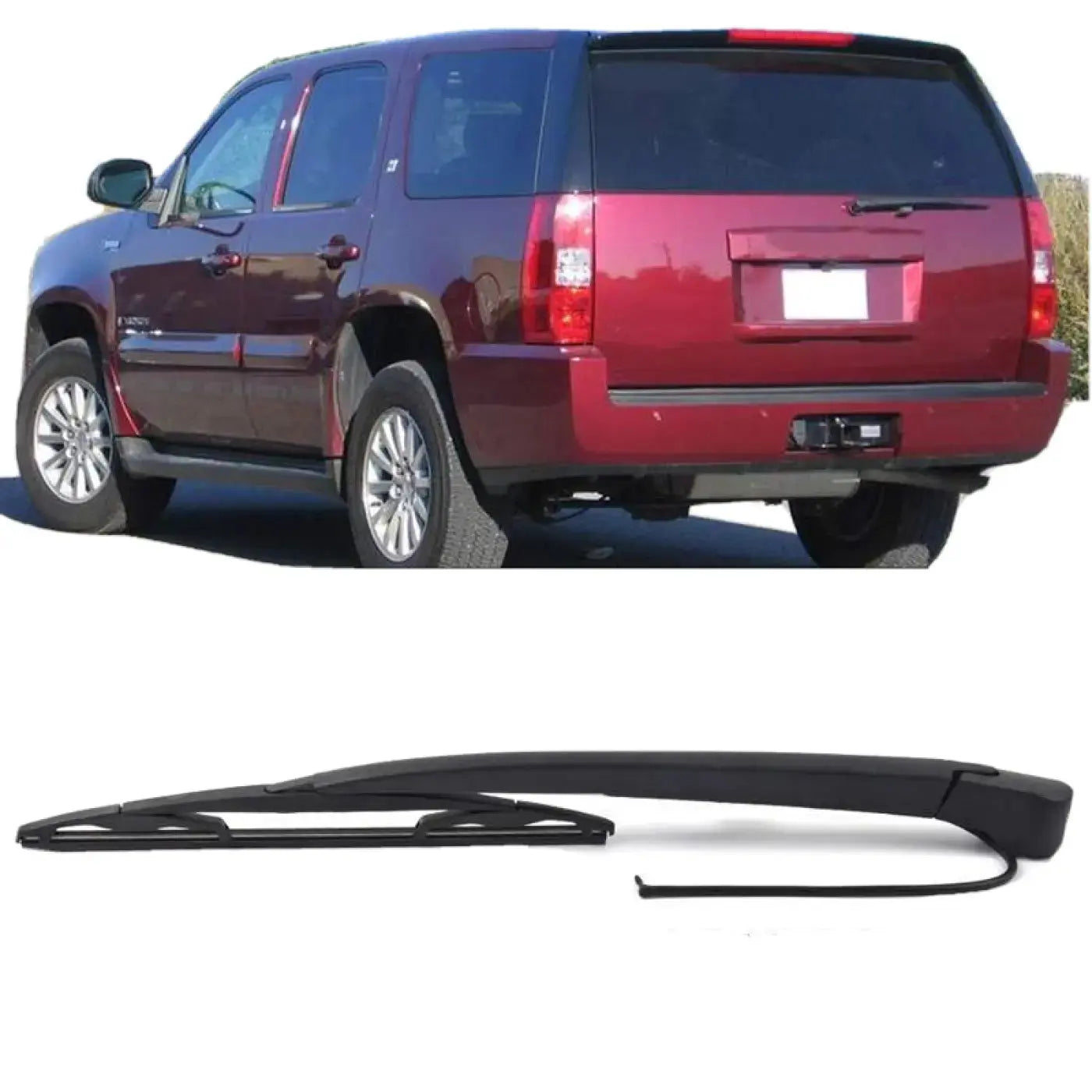 Back Windshield Wiper Arm Blade Set Cadillac Escalade Gmc Yukon Chevy Tahoe 7-13
