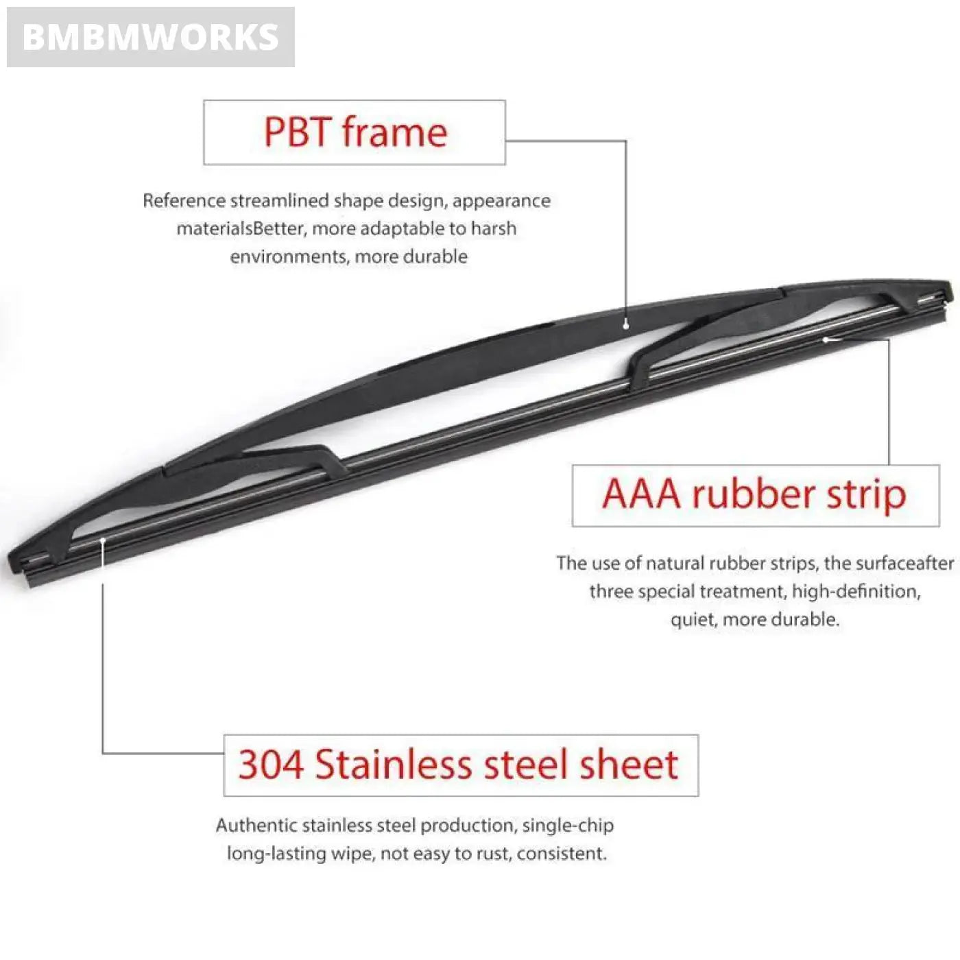 Back Windshield Wiper Arm Blade Set Cadillac Escalade Gmc Yukon Chevy Tahoe 7-13