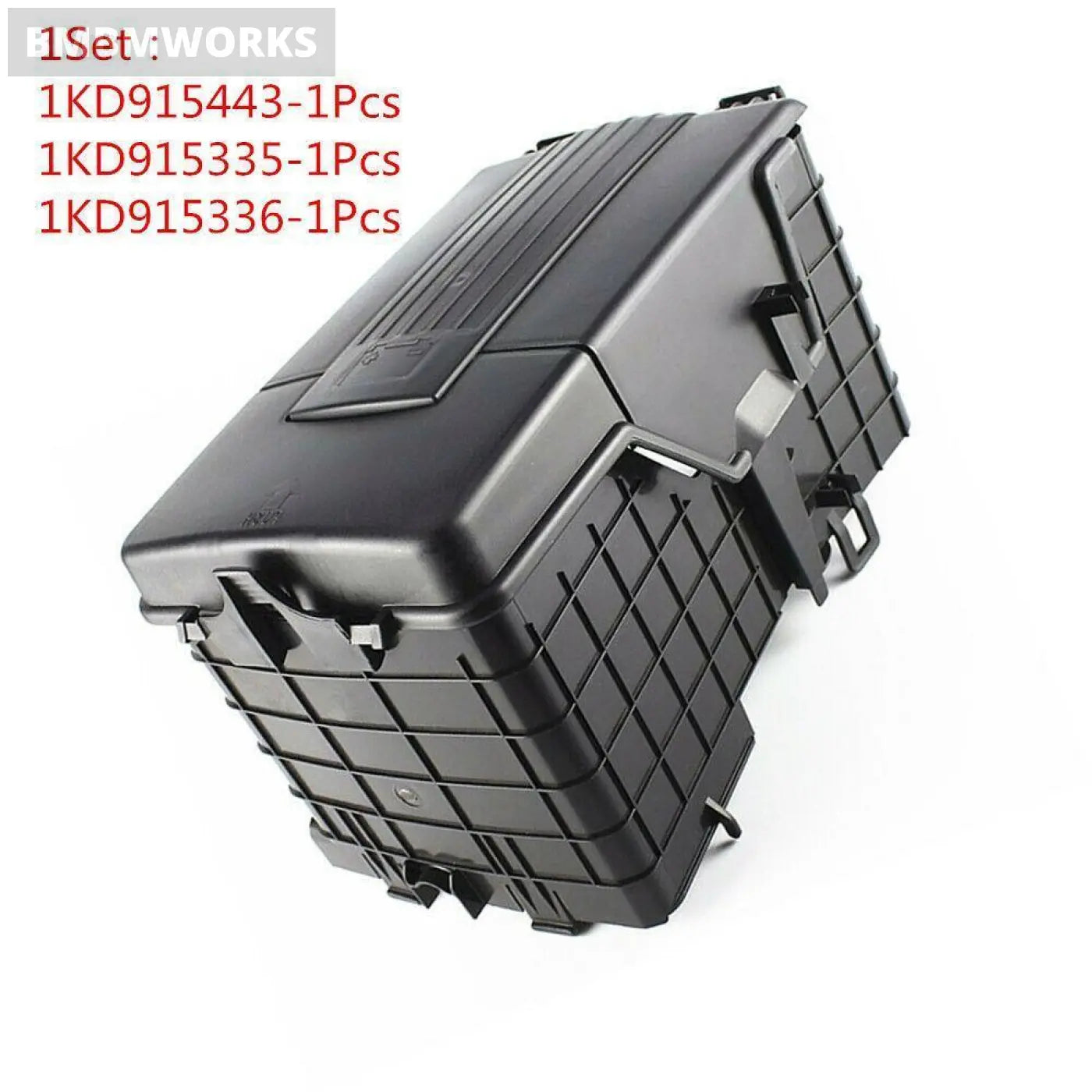 Battery Cover Dust Box Set Vw Cc Passat B6 Golf Mk5 Mk6 Tiguan Audi A3 Q3 Skoda
