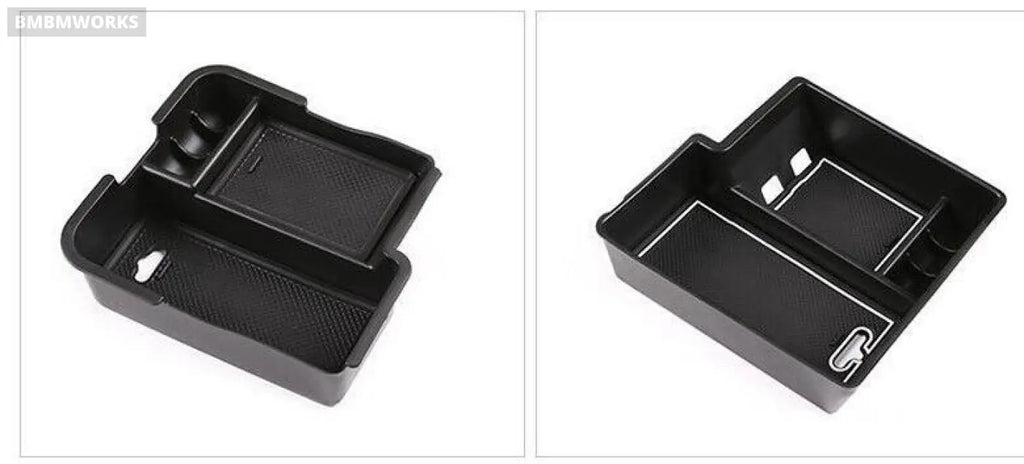 Black Abs Interior Center Console Armrest Storage Box Porsche Cayenne 2011-2020